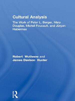cover image of Cultural Analysis